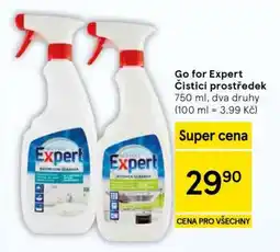 Tesco Go for Expert Čisticí prostředek nabídka