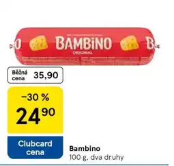 Tesco Bambino nabídka