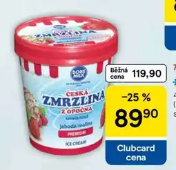 Tesco Česká zmrzlina z Opočna nabídka