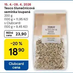 Tesco Tesco Slunečnicová semínka loupaná nabídka