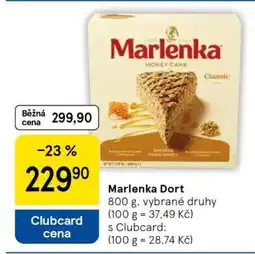 Tesco Marlenka dort nabídka