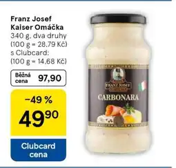 Tesco FRANZ JOSEF KAISER OMÁČKA nabídka