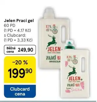 Tesco Jelen prací gel nabídka