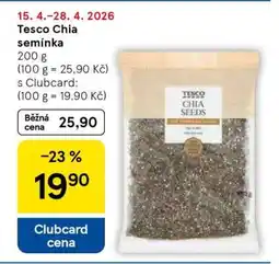 Tesco Tesco Chia semínka nabídka