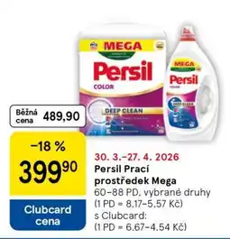 Tesco Persil Prací prostředek Mega nabídka