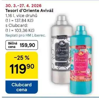 Tesco Tesori d'Oriente Aviváž nabídka