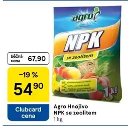 Tesco Agro Hnojivo NPK se zeolitem nabídka