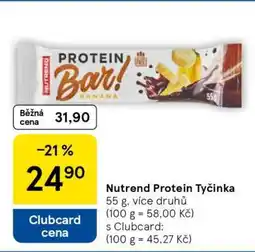 Tesco Nutrend Protein Tyčinka nabídka