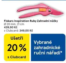 Tesco Fiskars Inspiration Ruby Zahradní nůžky nabídka