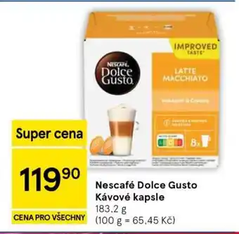 Tesco Nescafé Dolce Gusto kávové kapsle nabídka