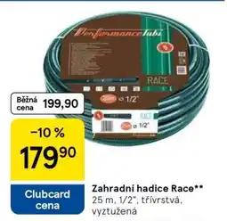 Tesco Zahradní hadice Race nabídka