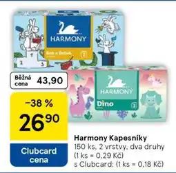 Tesco Harmony kapesníky nabídka