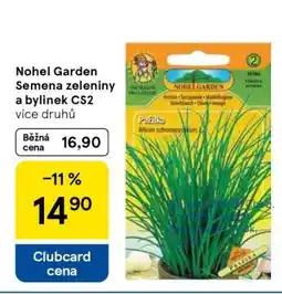 Tesco Nohel Garden Semena zeleniny a bylinek CS2 nabídka