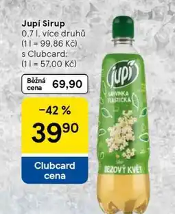 Tesco Jupí sirup nabídka
