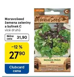 Tesco MoravoSeed Semena zeleniny a bylinek C nabídka