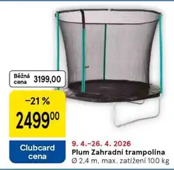 Tesco Plum Zahradní trampolína nabídka