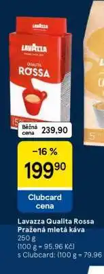 Tesco Lavazza Qualita Rossa Pražená mletá káva nabídka
