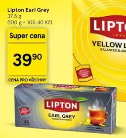 Tesco Lipton Earl Grey nabídka