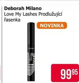 Teta Deborah Milano Love My Lashes Prodlužující řasenka nabídka