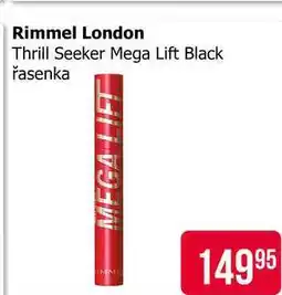 Teta Rimmel London Thrill Seeker Mega Lift Black řasenka nabídka