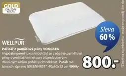JYSK Polštář z paměťové pěny VONGSEN cm 1999,- nabídka