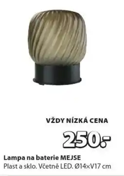 JYSK Lampa na baterie MEJSE nabídka