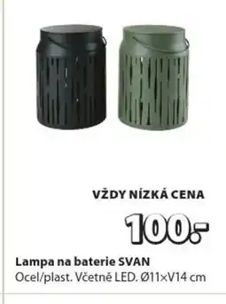 JYSK Lampa na baterie SVAN nabídka