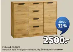JYSK Příborník JENSLEV nabídka