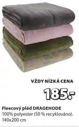 JYSK Fleecový pléd DRAGEHODE nabídka