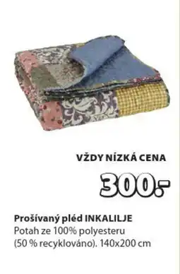 JYSK Prošívaný pléd INKALILJE nabídka