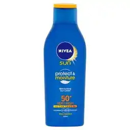 Tamda Foods Nivea Sun Protect & Moisture Hydratační mléko na opalování OF 50+ 200ml nabídka