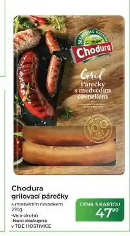 Tamda Foods Chodura grilovací párečky s medvědím česnekem nabídka