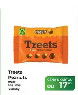Tamda Foods Treets Peanuts dražé 45g 85g nabídka