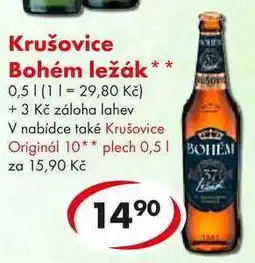 CBA Krušovice Bohém ležák nabídka