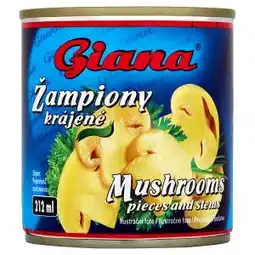 Tamda Foods Giana Žampióny ve slaném nálevu 200g, vybrané druhy 212ml nabídka