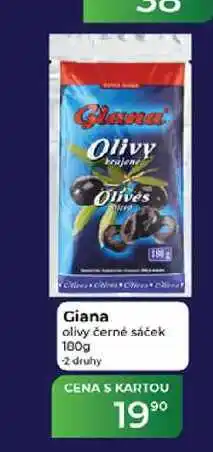 Tamda Foods Giana olivy černé sáček nabídka