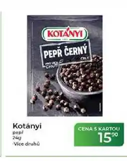 Tamda Foods Kotányi pepř nabídka
