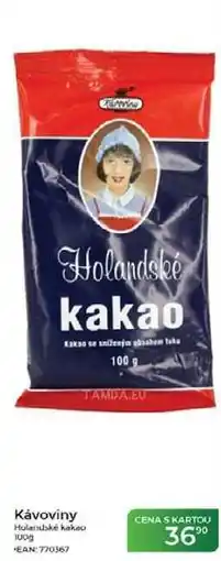 Tamda Foods Kávoviny Holandské kakao nabídka