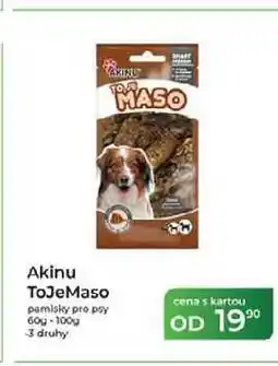 Tamda Foods Akinu ToJeMaso pamlsky pro psy 60g-100g nabídka