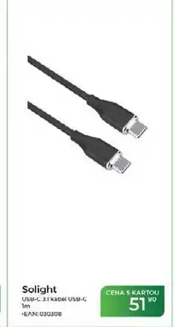 Tamda Foods Solight USB-C 3.1 kabel USB-C 1m nabídka