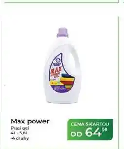 Tamda Foods Max power Prací gel 4L +5,6L -4 druhy nabídka