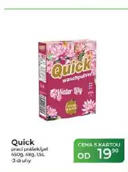 Tamda Foods Quick prací prášek/gel 450g, 4kg, 1,5L 3 druhy nabídka