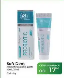 Tamda Foods Soft Dent probiotická zubní pasta 10ml, 75ml nabídka