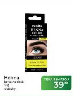 Tamda Foods Henna barva na obočí nabídka