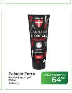Tamda Foods Palacio Forte Konopný sport gel 200ml 2 druhy nabídka