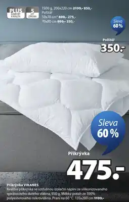 JYSK Přikrývka VIKANES nabídka