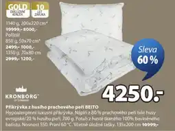 JYSK Přikrývka z husího prachového peří BEITO nabídka