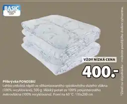JYSK Přikrývka FONDSBU nabídka