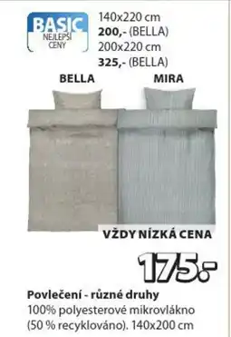 JYSK Povlečení - různé druhy nabídka