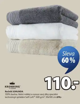 JYSK Ručník SORUNDA nabídka